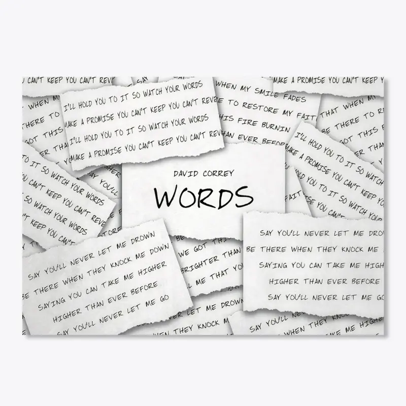 New DC Single - "WORDS" Sticker