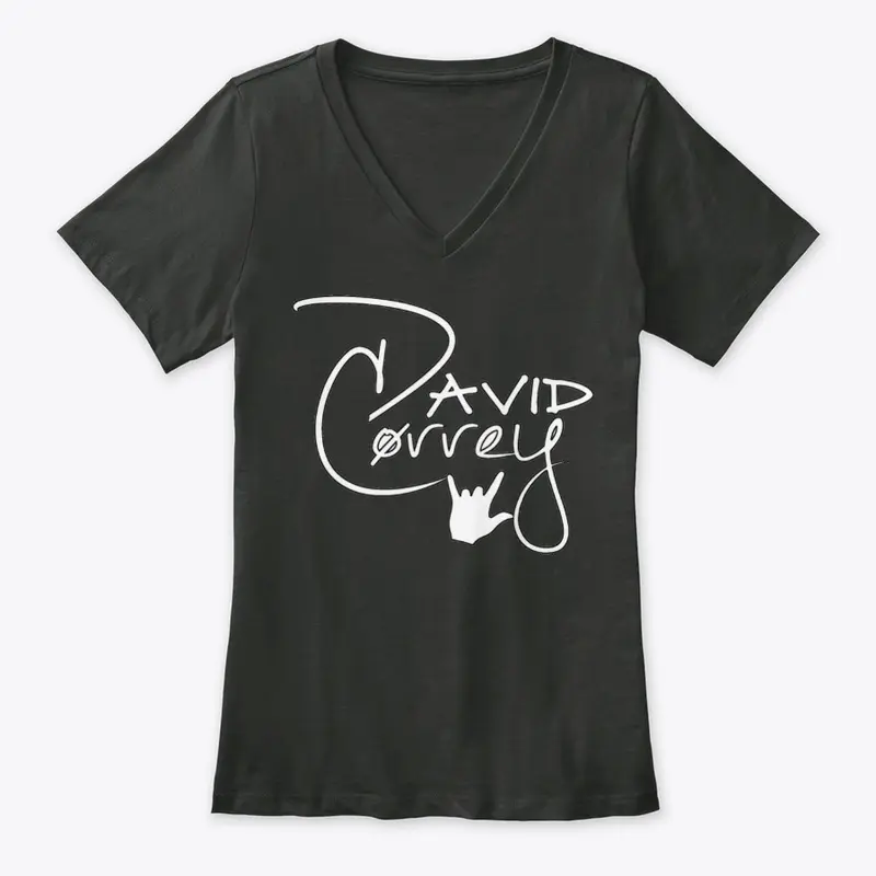 David Correy Women's V-Neck Tee